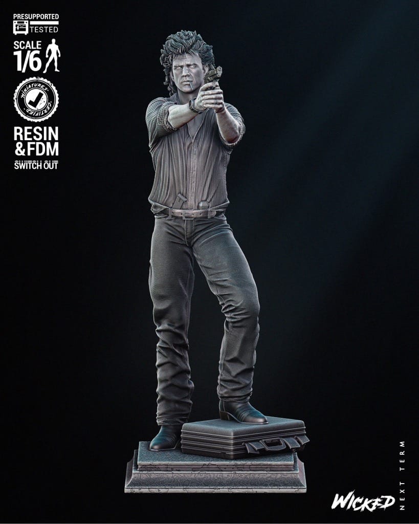 P站图纸印象馆 3DWicked 致命武器 瑞格 3DWicked 致命武器 瑞格