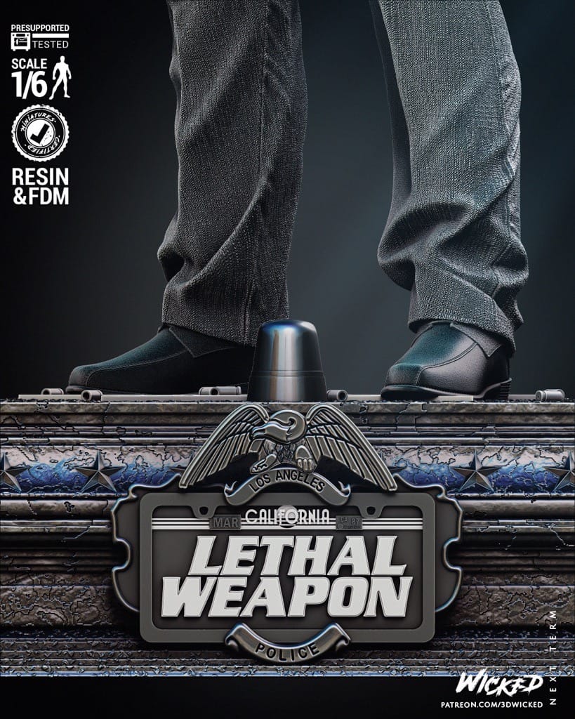 P站图纸印象馆 3DWicked 致命武器 罗杰 3DWicked 致命武器 罗杰