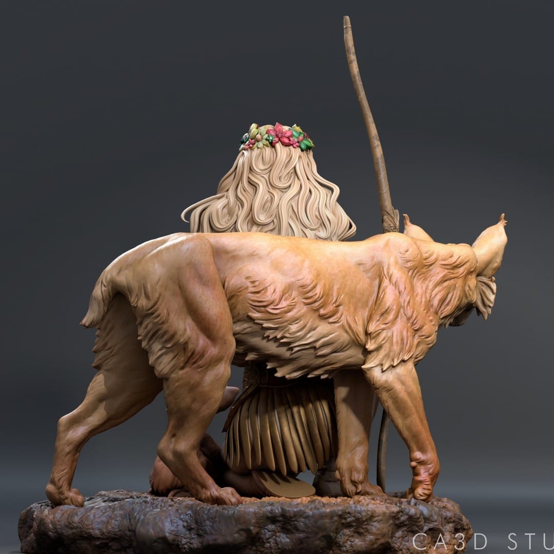 P站图纸印象馆 CA3D 狩猎女神 阿尔忒弥斯 CA3D 狩猎女神 阿尔忒弥斯