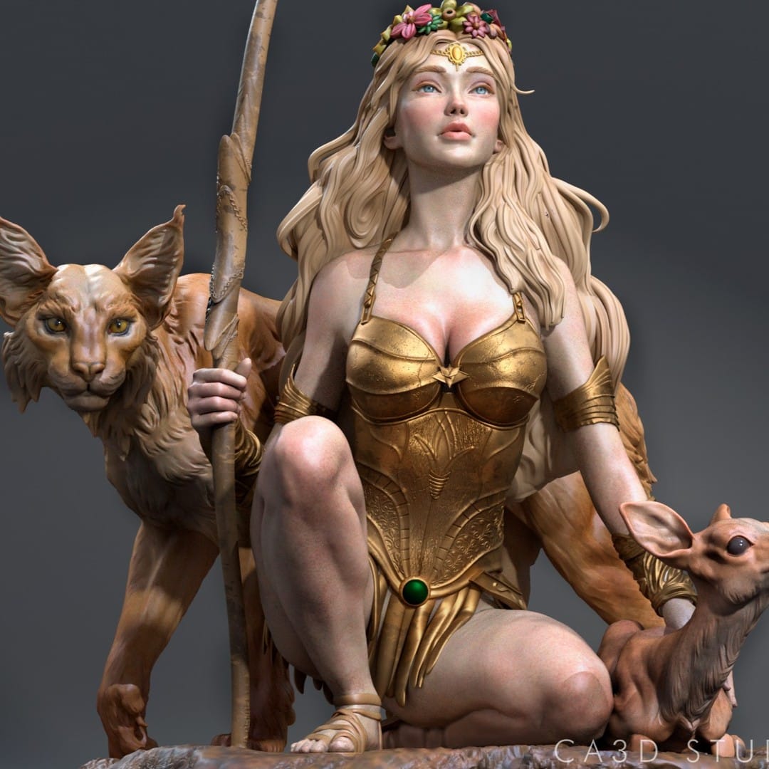 P站图纸印象馆 CA3D 狩猎女神 阿尔忒弥斯 CA3D 狩猎女神 阿尔忒弥斯