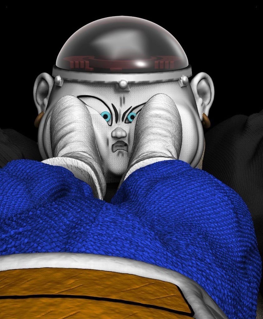 P站图纸印象馆 龙珠 贝吉塔对人造人19号 龙珠 贝吉塔对人造人19号