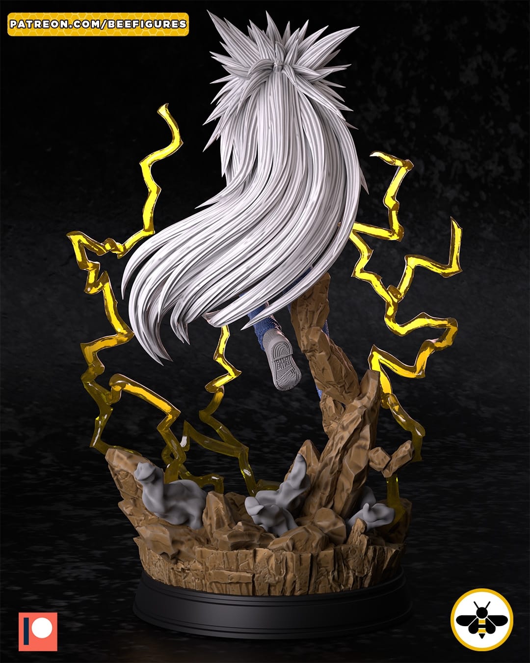 P站图纸印象馆 Bee Figures 幽游白书 魔界形态幽助 Bee Figures 幽游白书 魔界形态幽助