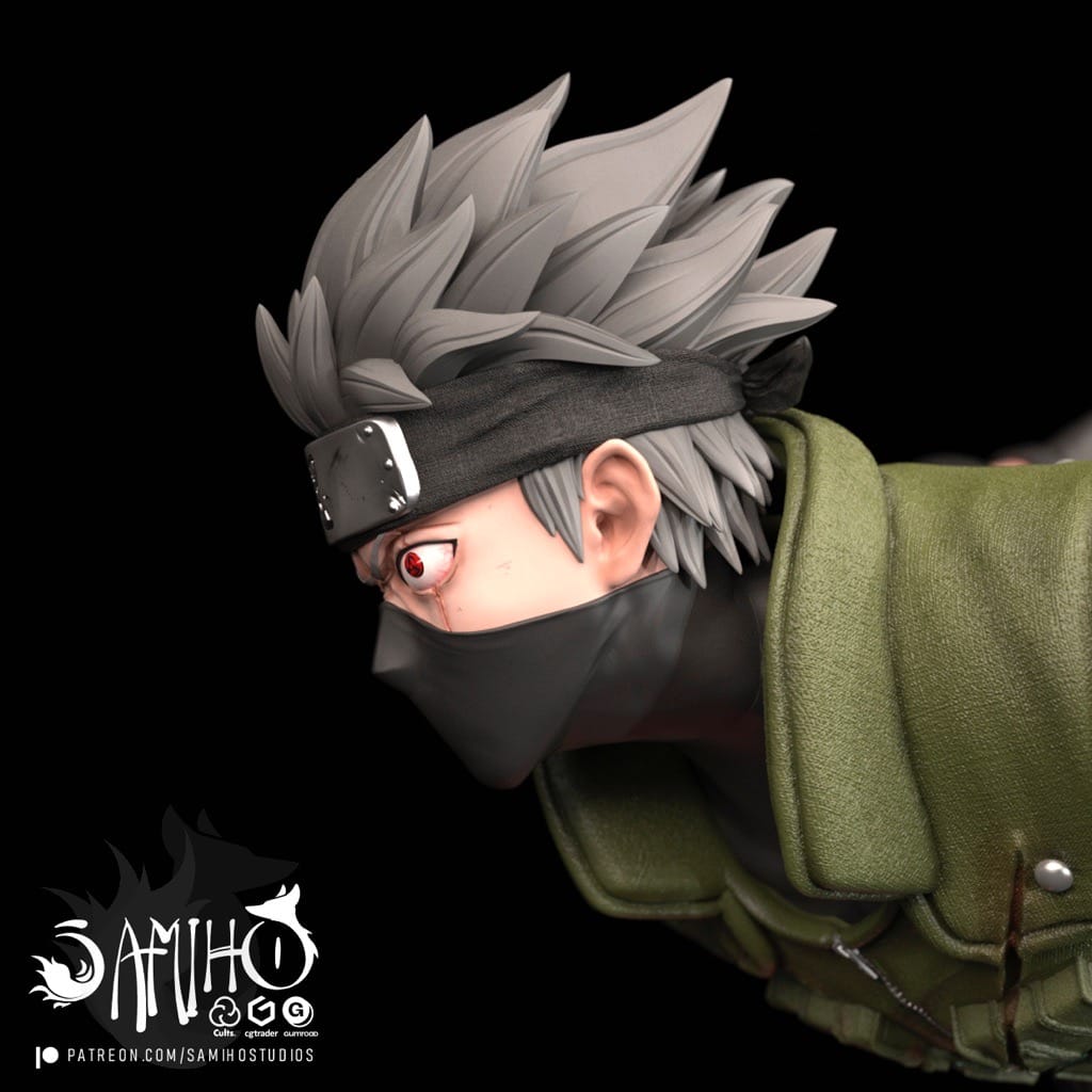 P站图纸印象馆 Samiho 火影忍者 卡卡西 Samiho 火影忍者 卡卡西