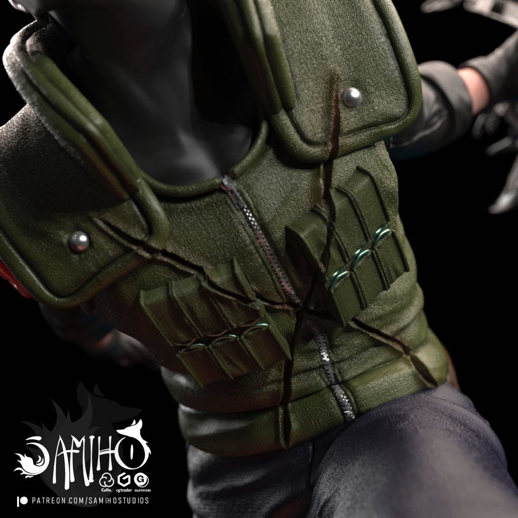 P站图纸印象馆 Samiho 火影忍者 卡卡西 Samiho 火影忍者 卡卡西