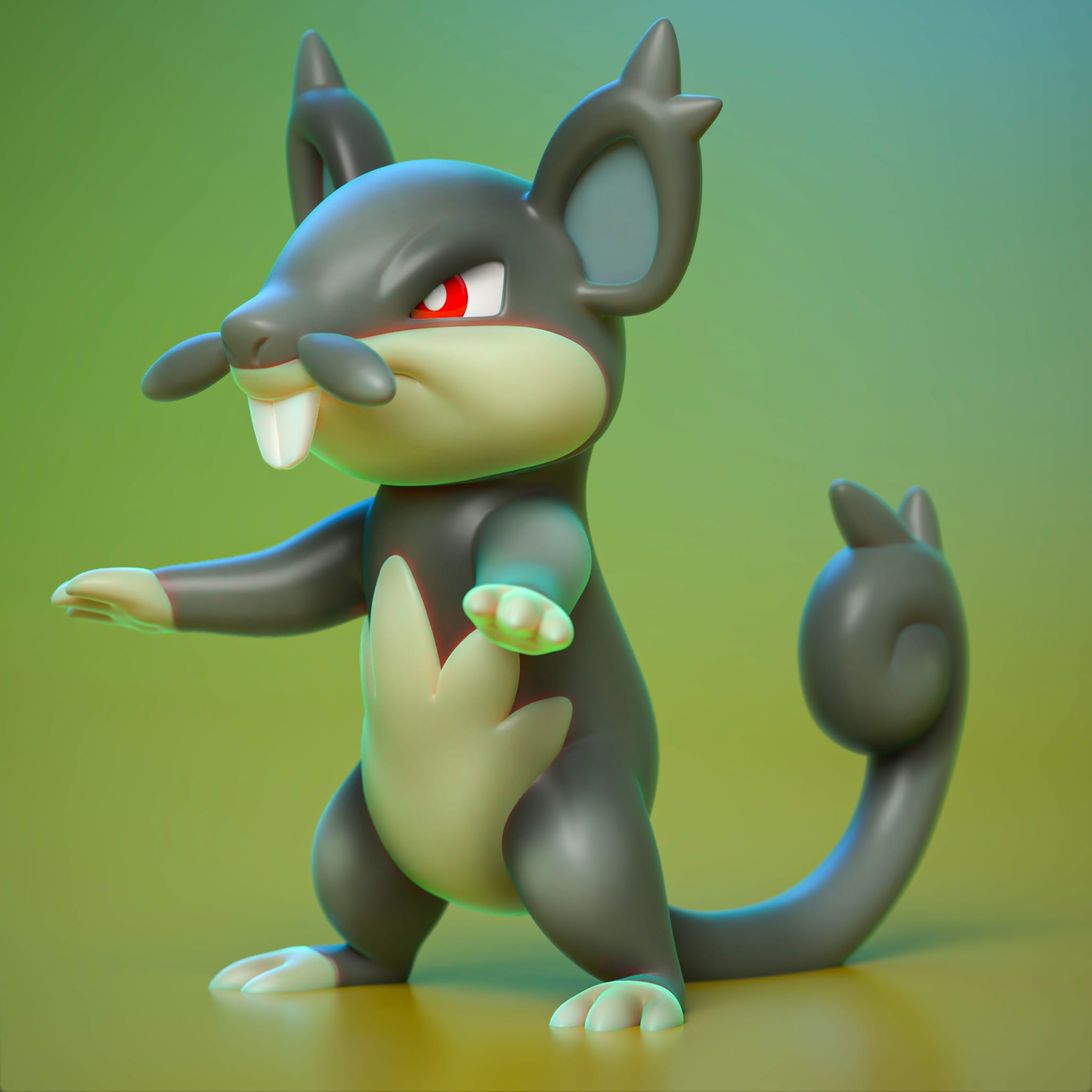 P站图纸印象馆 Ydeval 精灵宝可梦 小拉达 Ydeval 精灵宝可梦 小拉达