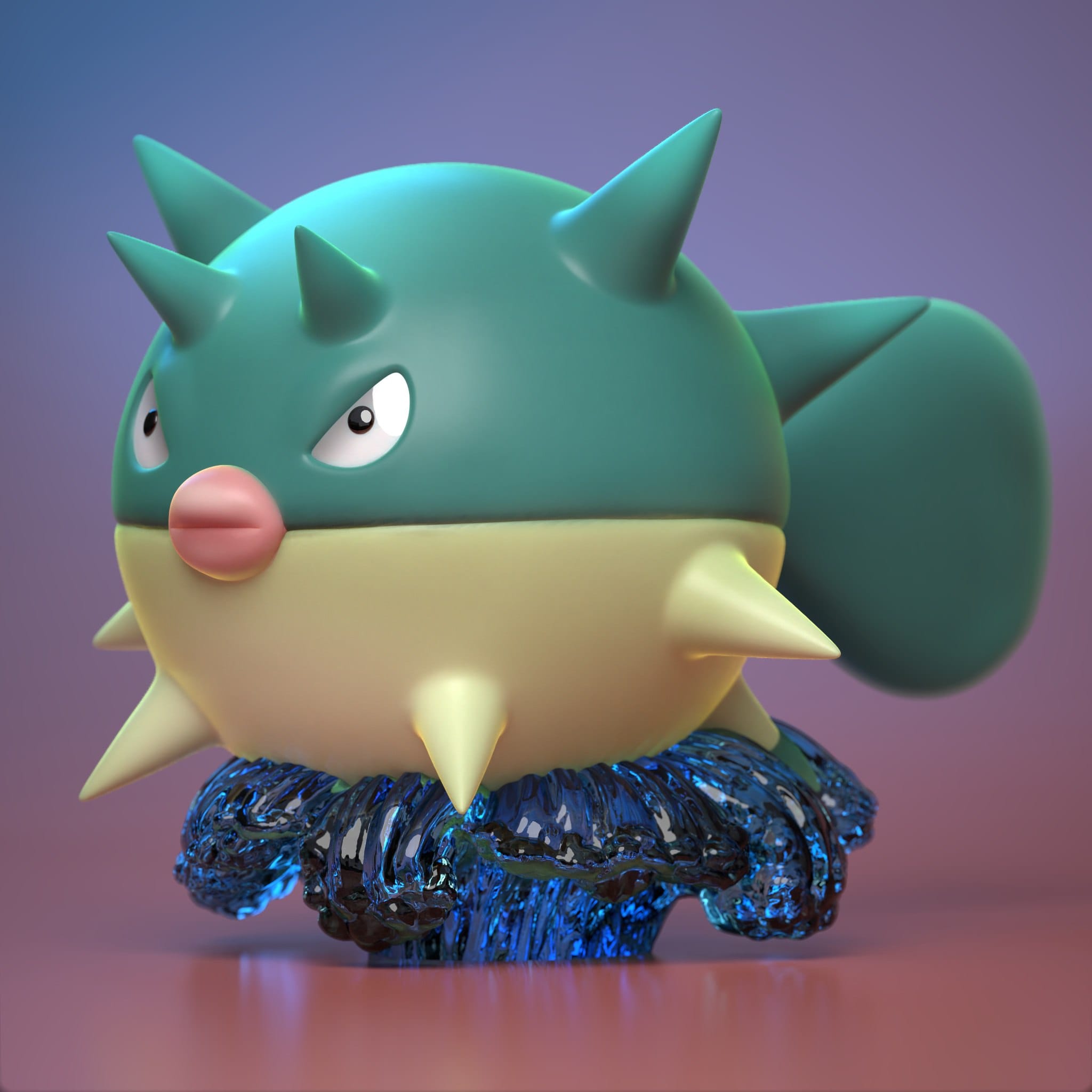 P站图纸印象馆 Ydeval 精灵宝可梦 千针鱼 Ydeval 精灵宝可梦 千针鱼