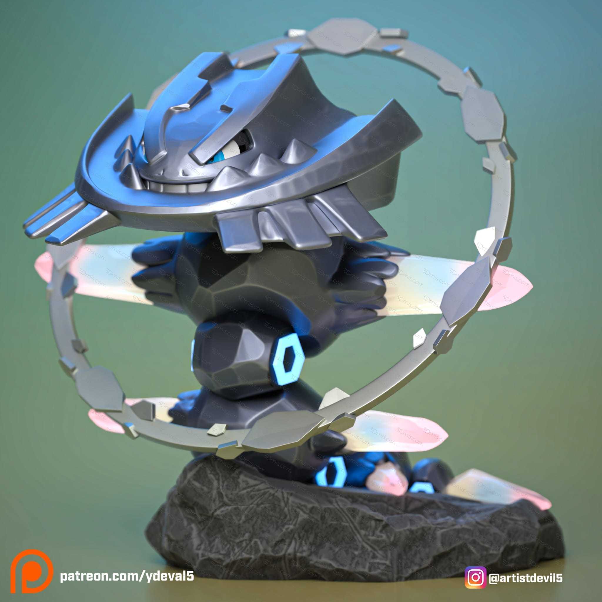 P站图纸印象馆 Ydeval 精灵宝可梦 大钢蛇 Ydeval 精灵宝可梦 大钢蛇