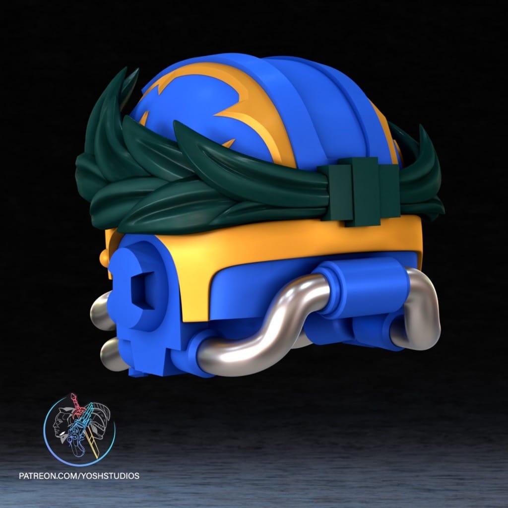 P站图纸印象馆 Yosh 战锤40k 罗保特·基里曼面具 Yosh 战锤40k 罗保特·基里曼面具