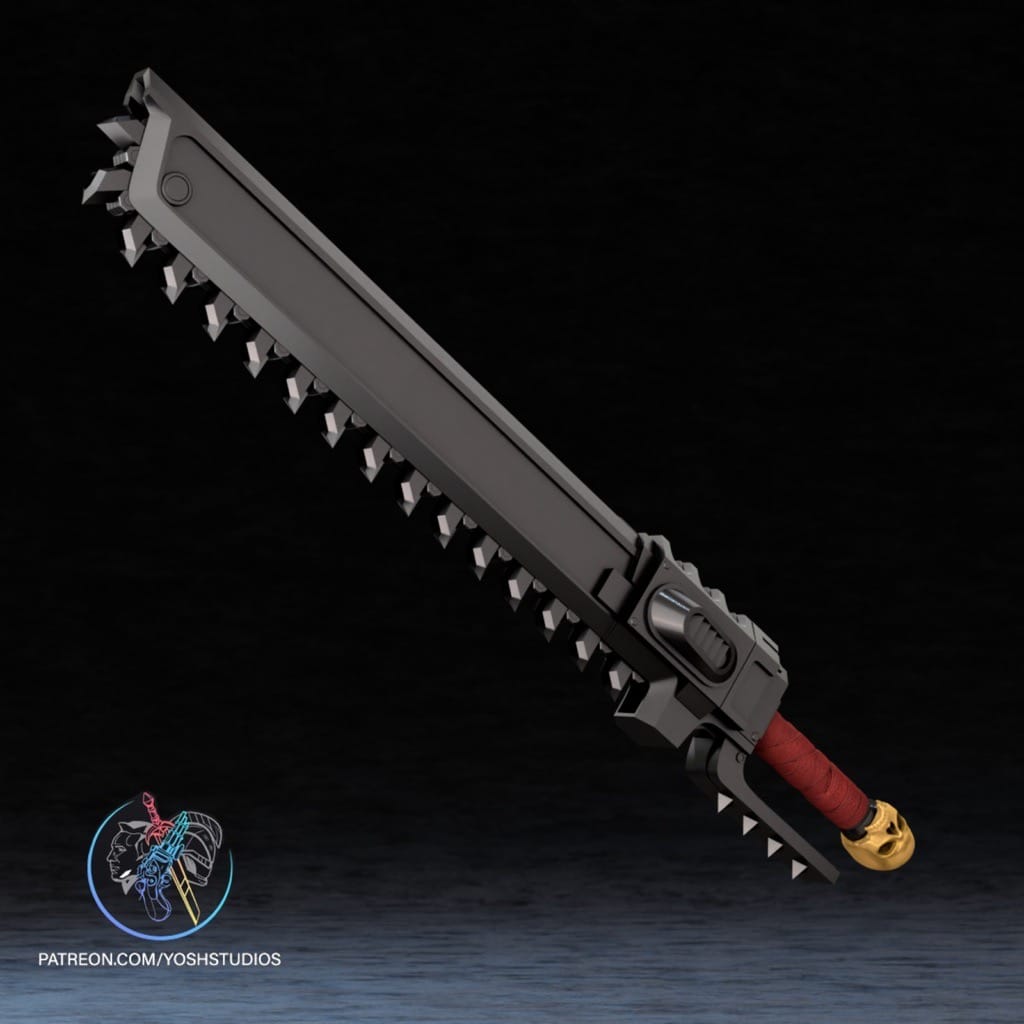 P站图纸印象馆 Yosh 战锤40k 希德拉弗型链锯剑 Yosh 战锤40k 希德拉弗型链锯剑