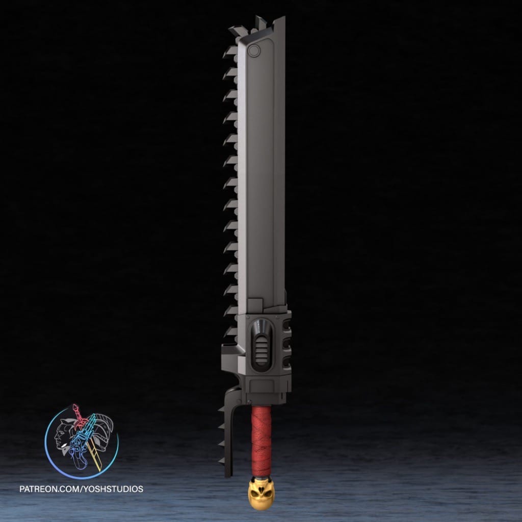 P站图纸印象馆 Yosh 战锤40k 希德拉弗型链锯剑 Yosh 战锤40k 希德拉弗型链锯剑