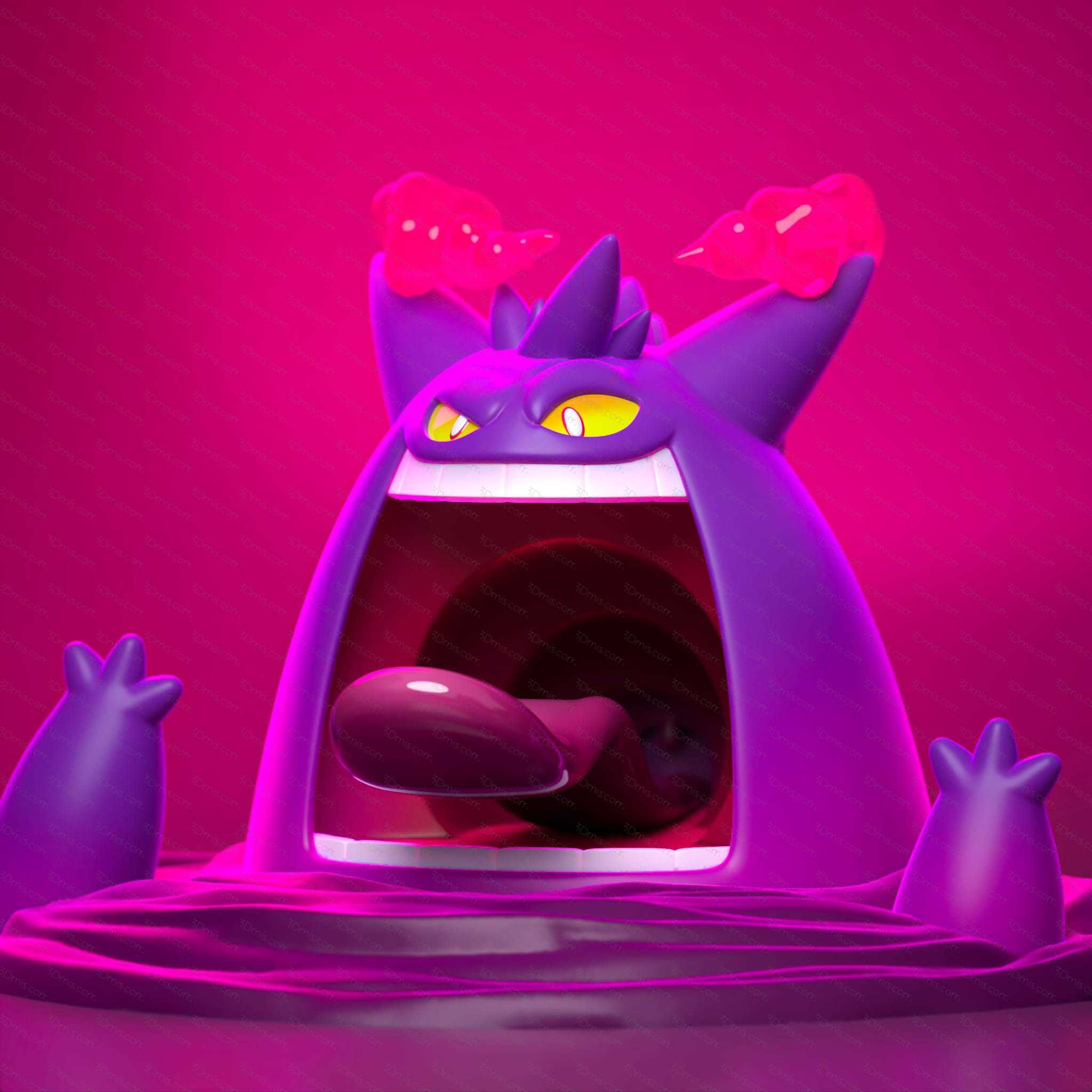 P站图纸印象馆 Ydeval 精灵宝可梦 耿鬼 Ydeval 精灵宝可梦 耿鬼