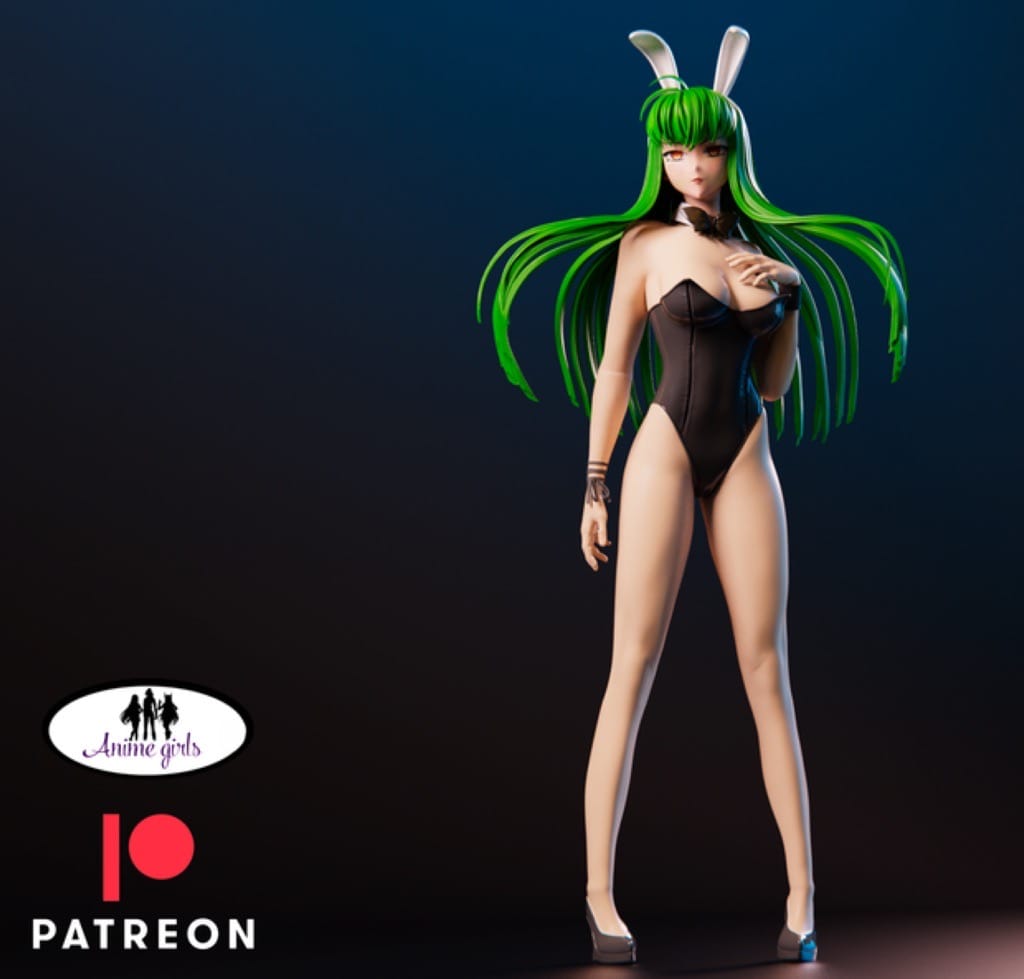 P站图纸印象馆 ANIME GIRLS 反叛的鲁路修 C.C ANIME GIRLS 反叛的鲁路修 C.C