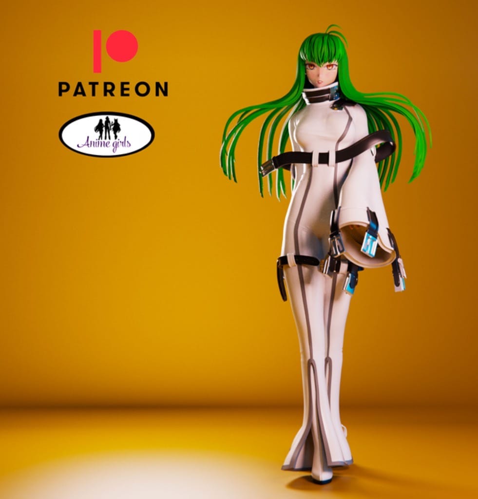 P站图纸印象馆 ANIME GIRLS 反叛的鲁路修 C.C ANIME GIRLS 反叛的鲁路修 C.C