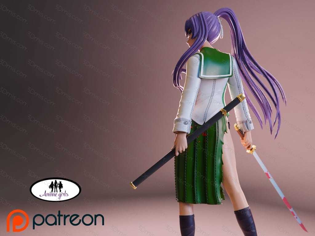 ANIME GIRLS 学园默示录 毒岛冴子