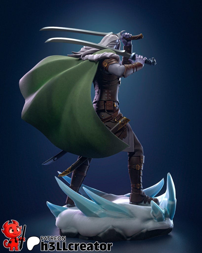 P站图纸印象馆 H3LL 龙与地下城 崔斯特·杜垩登 H3LL 龙与地下城 崔斯特·杜垩登