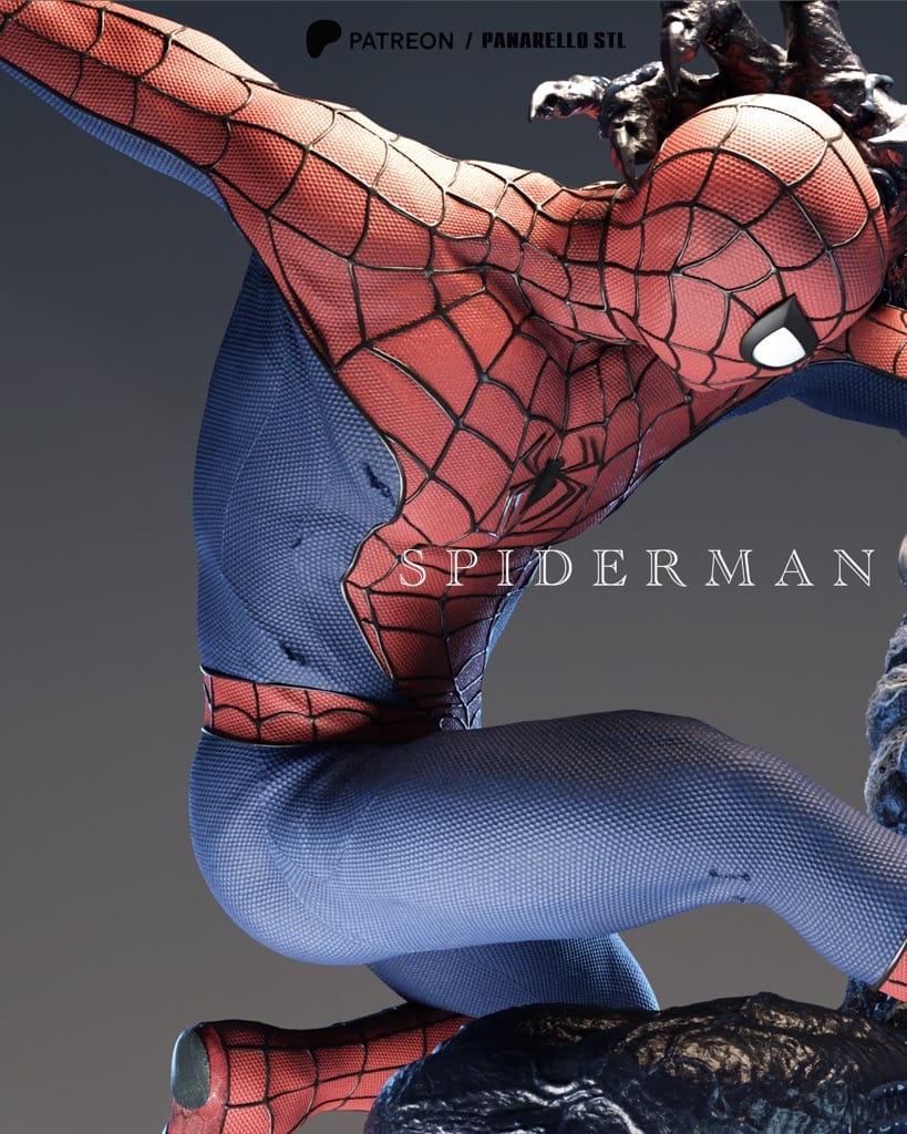 P站图纸印象馆 漫威 毒液和蜘蛛侠 漫威 毒液和蜘蛛侠