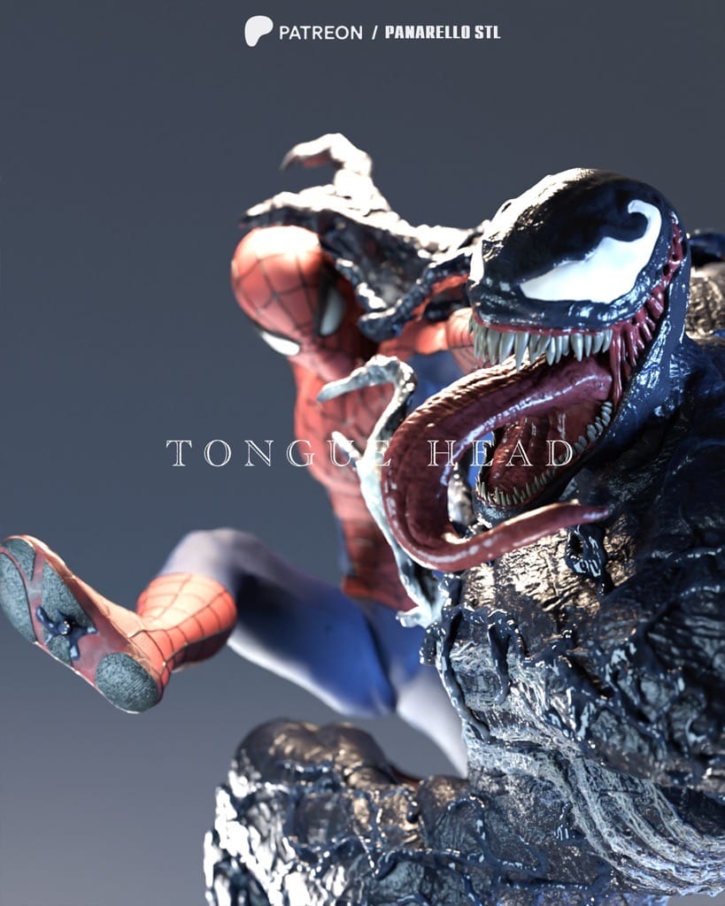 P站图纸印象馆 漫威 毒液和蜘蛛侠 漫威 毒液和蜘蛛侠