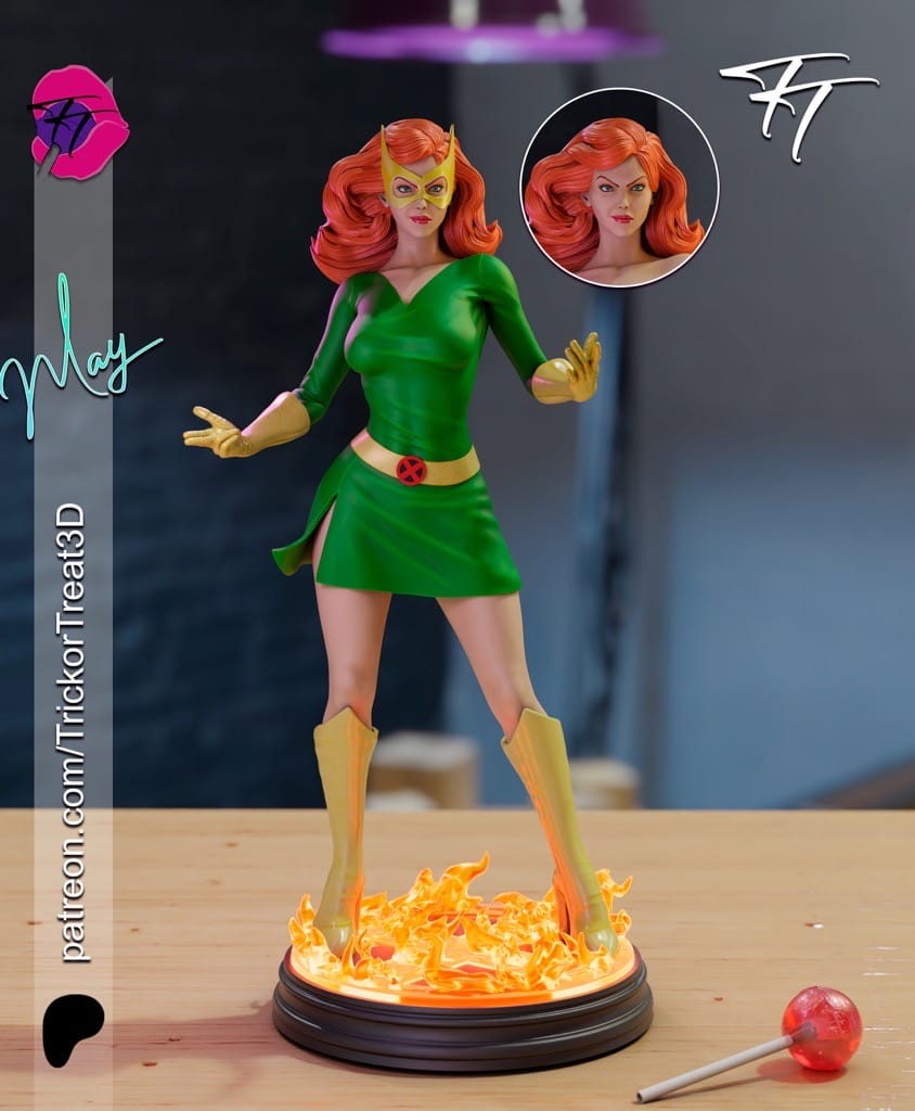 P站图纸印象馆 漫威 凤凰女琴·格雷 漫威 凤凰女琴·格雷