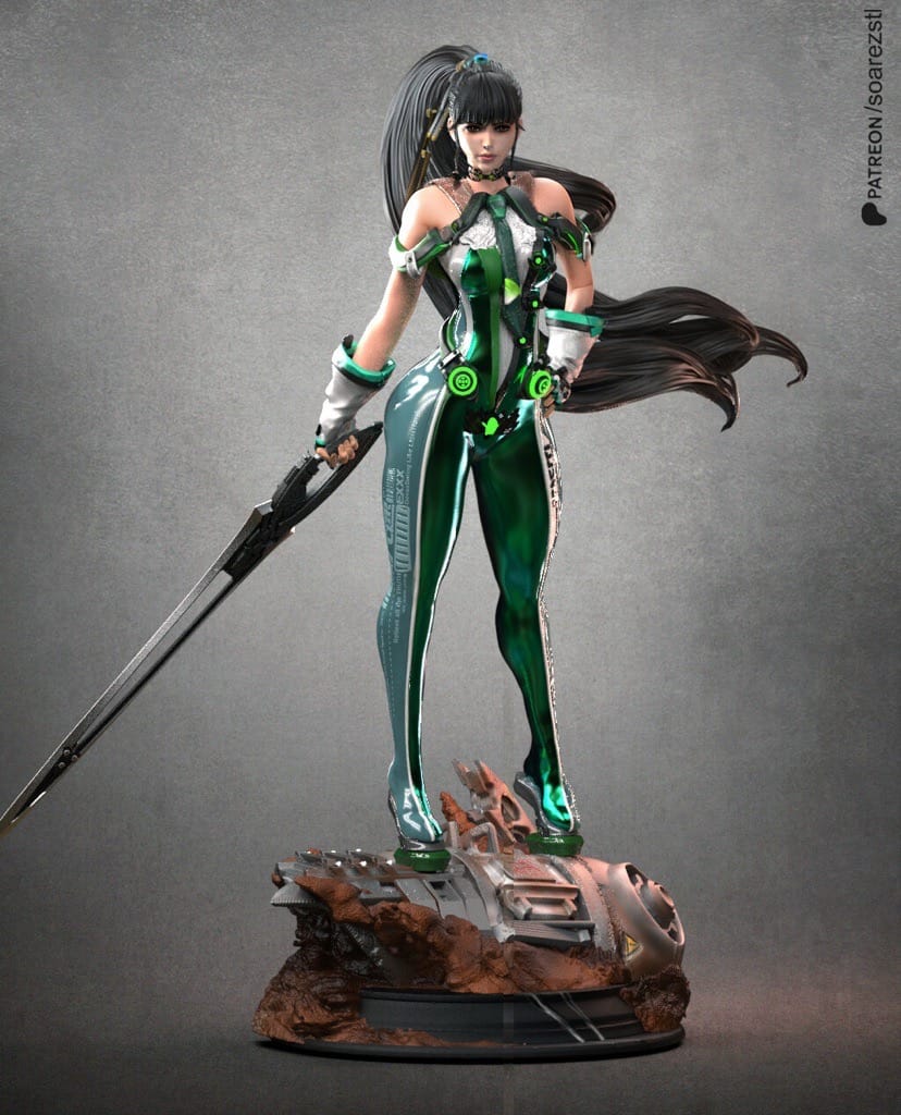 P站图纸印象馆 Soarez3D 星刃 伊芙 Soarez3D 星刃 伊芙