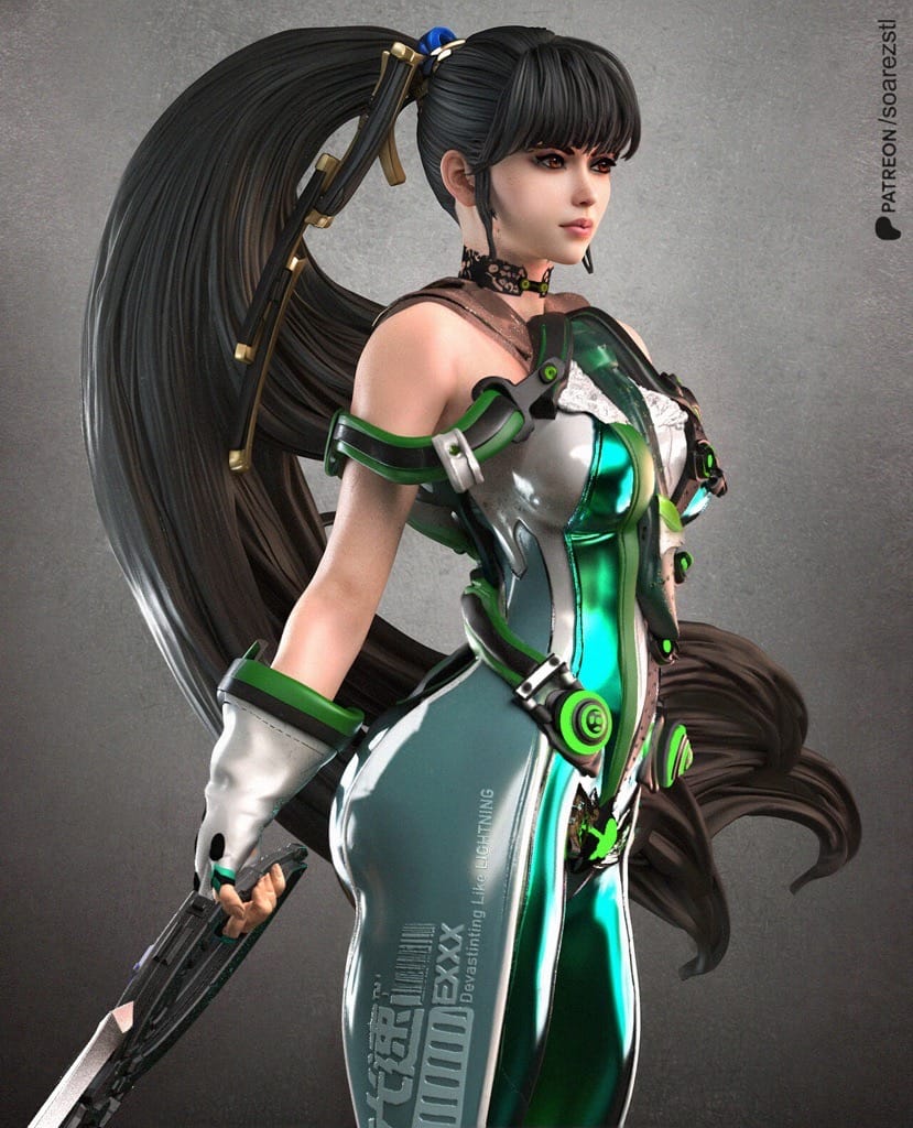 P站图纸印象馆 Soarez3D 星刃 伊芙 Soarez3D 星刃 伊芙