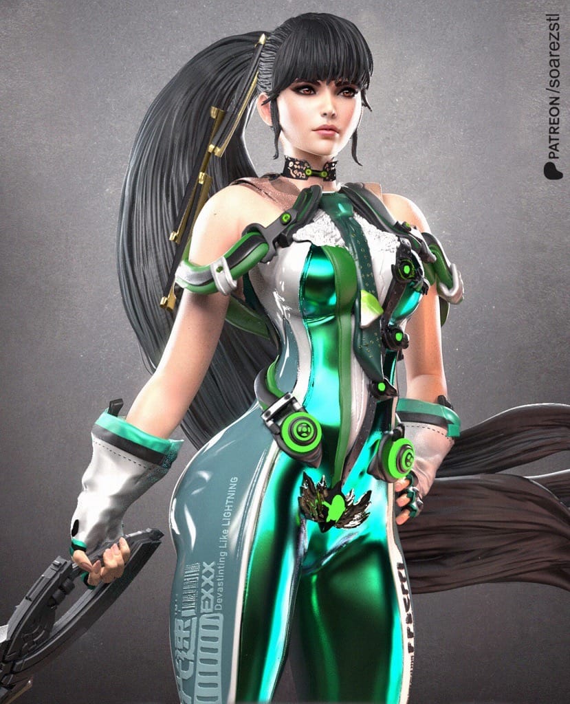 P站图纸印象馆 Soarez3D 星刃 伊芙 Soarez3D 星刃 伊芙