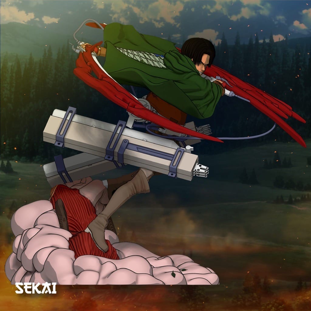 P站图纸印象馆 Sekai 进击的巨人 利威尔·阿克曼 Sekai 进击的巨人 利威尔·阿克曼