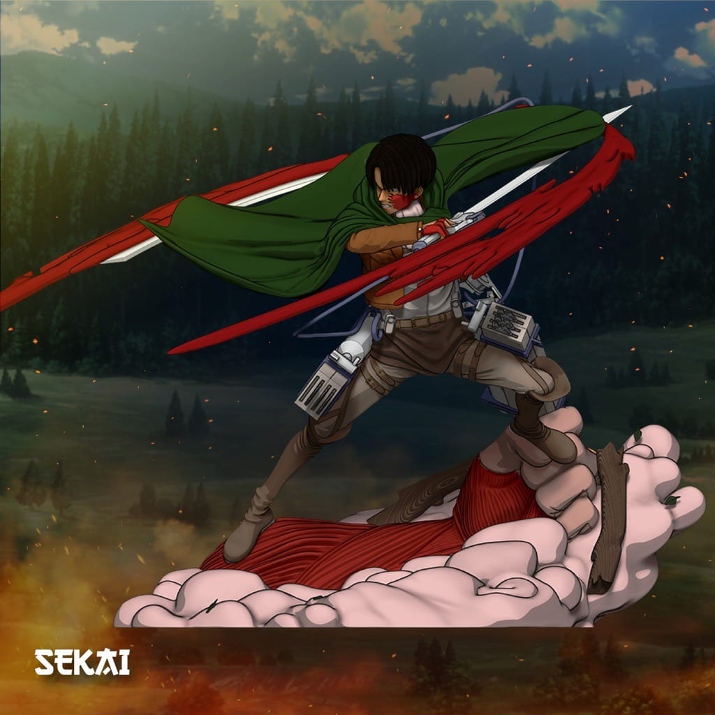 P站图纸印象馆 Sekai 进击的巨人 利威尔·阿克曼 Sekai 进击的巨人 利威尔·阿克曼