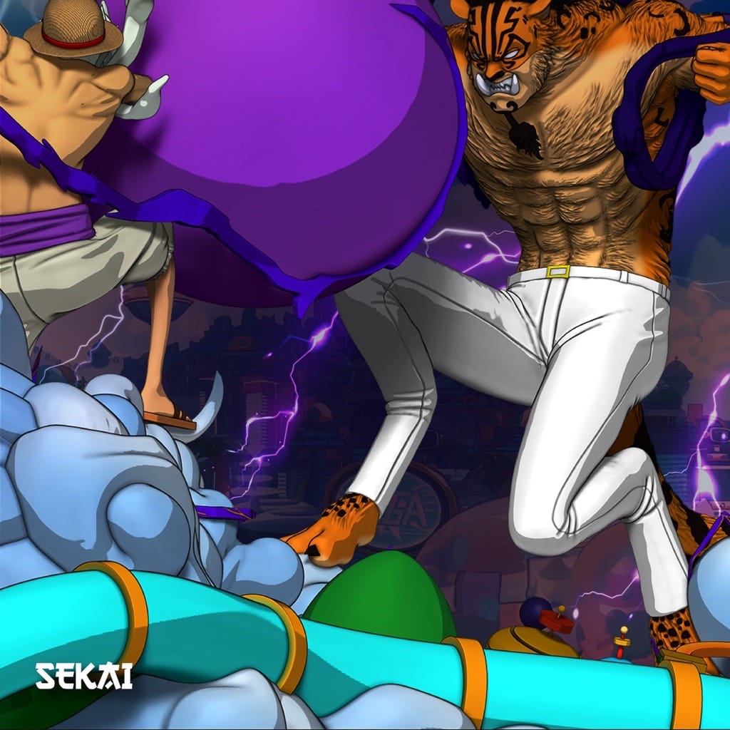 P站图纸印象馆 Sekai 海贼王 路飞对罗宾 Sekai 海贼王 路飞对罗宾