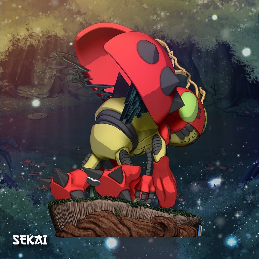 P站图纸印象馆 Sekai 数码宝贝 瓢虫兽 Sekai 数码宝贝 瓢虫兽