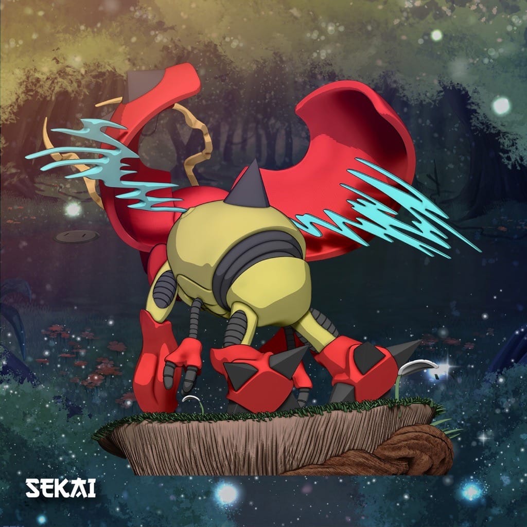 P站图纸印象馆 Sekai 数码宝贝 瓢虫兽 Sekai 数码宝贝 瓢虫兽