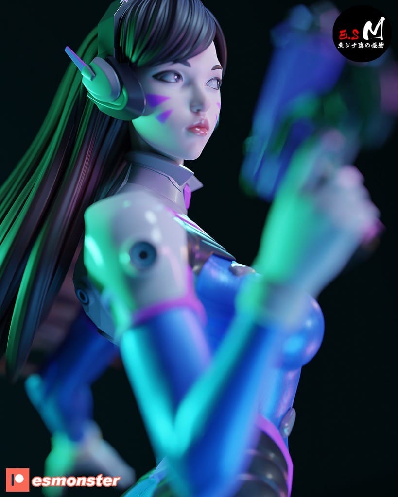 P站图纸印象馆 ESMonster 守望先锋 D.VA ESMonster 守望先锋 D.VA