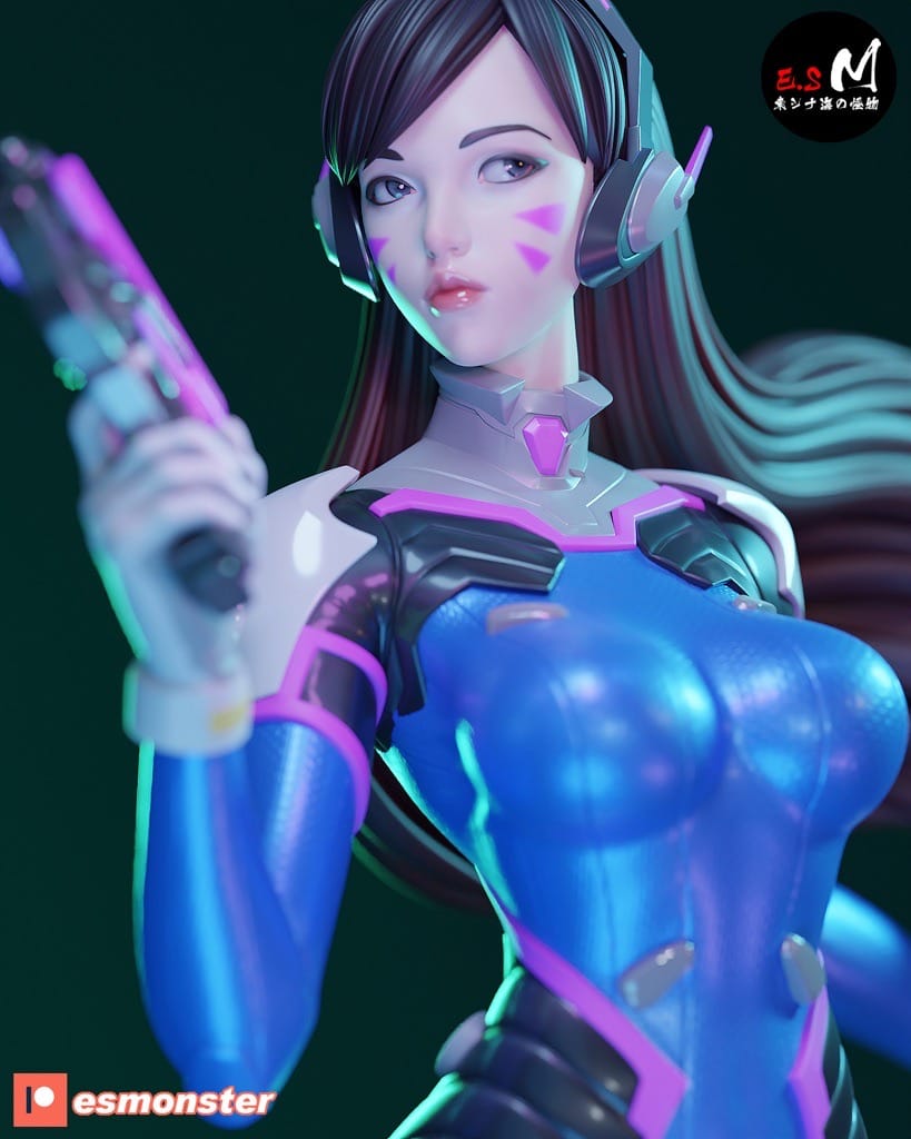 P站图纸印象馆 ESMonster 守望先锋 D.VA ESMonster 守望先锋 D.VA