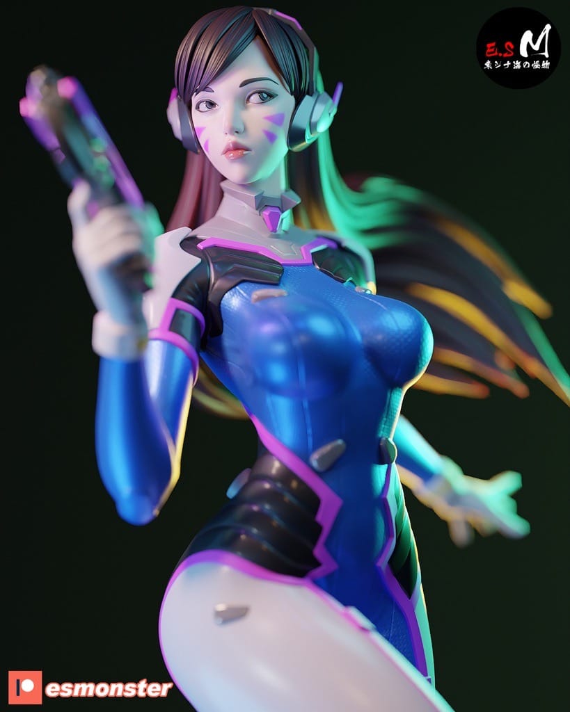 P站图纸印象馆 ESMonster 守望先锋 D.VA ESMonster 守望先锋 D.VA