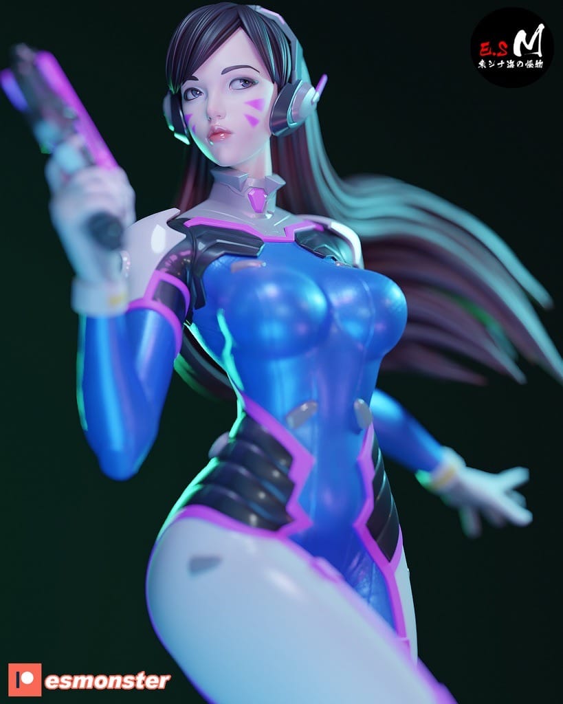 P站图纸印象馆 ESMonster 守望先锋 D.VA ESMonster 守望先锋 D.VA