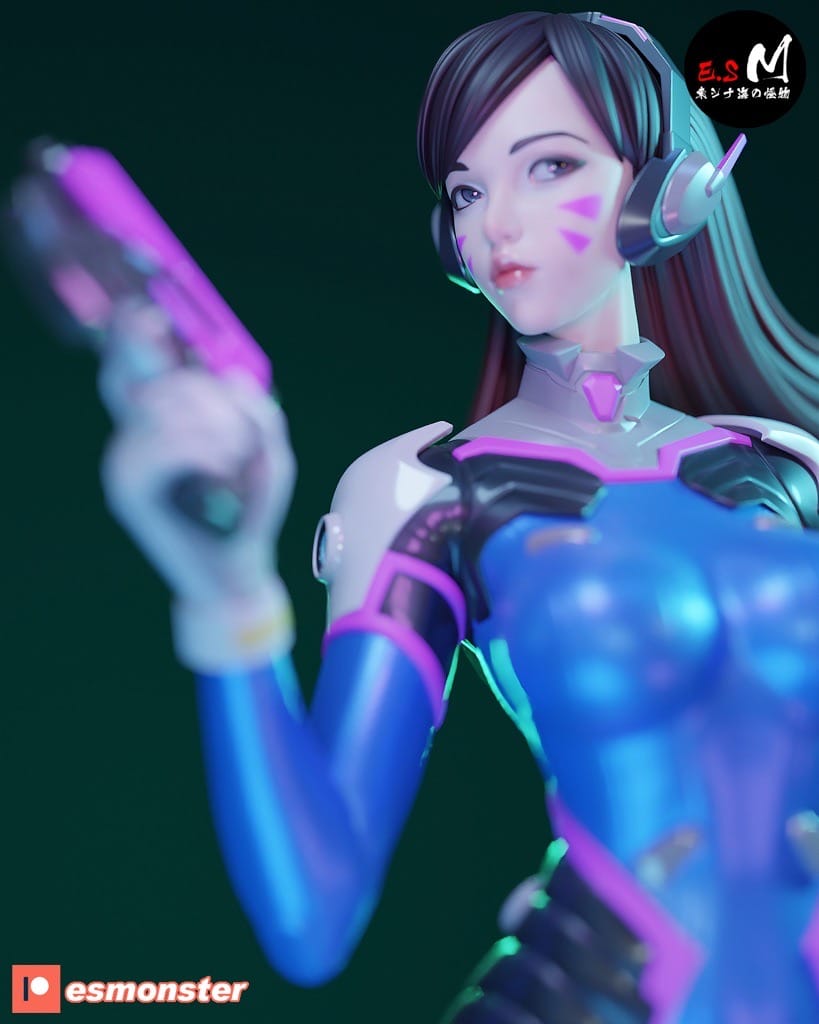 P站图纸印象馆 ESMonster 守望先锋 D.VA ESMonster 守望先锋 D.VA