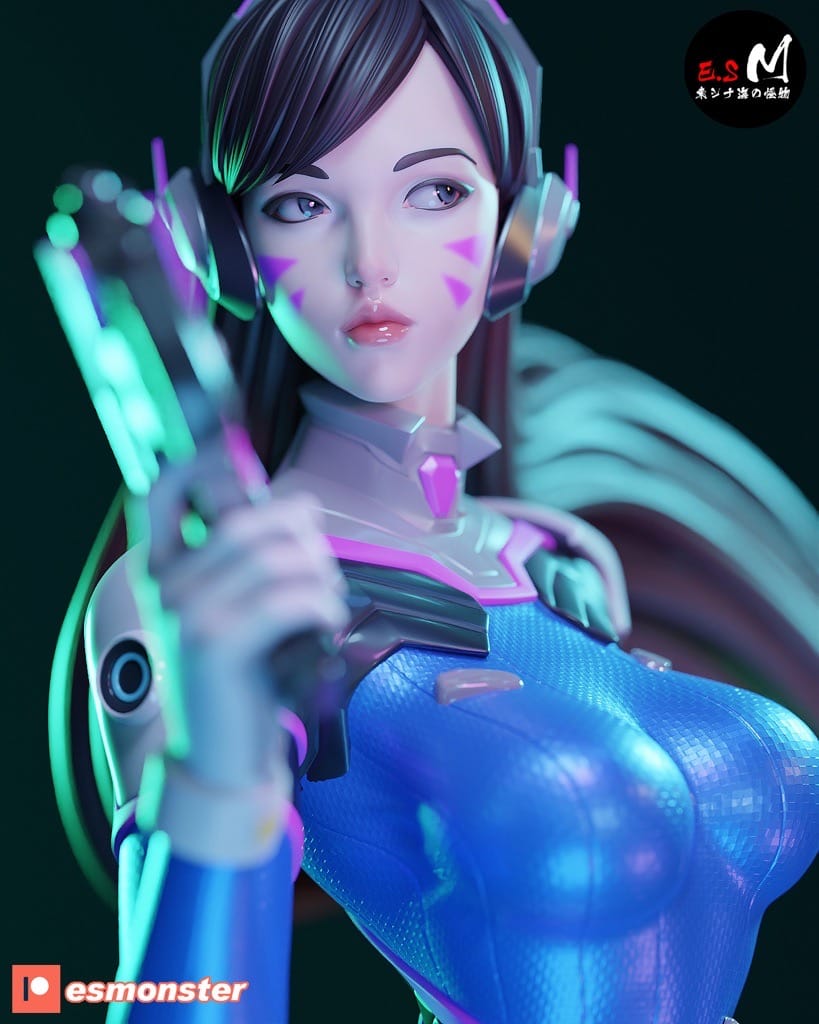 P站图纸印象馆 ESMonster 守望先锋 D.VA ESMonster 守望先锋 D.VA