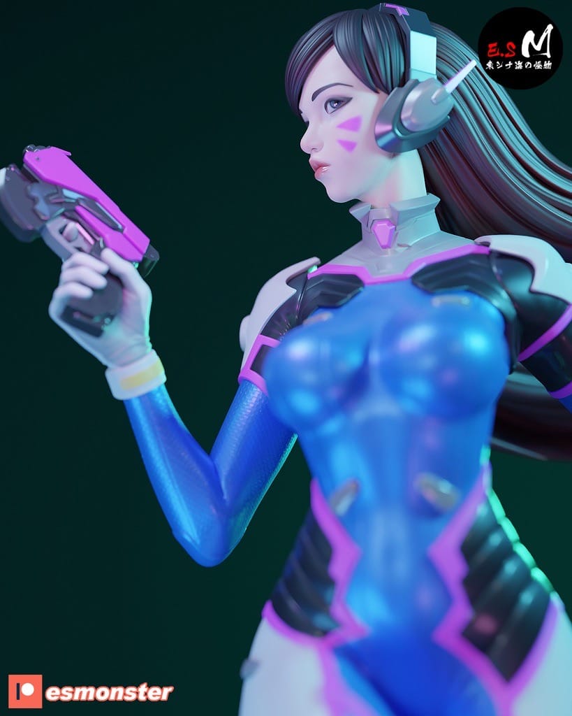 P站图纸印象馆 ESMonster 守望先锋 D.VA ESMonster 守望先锋 D.VA