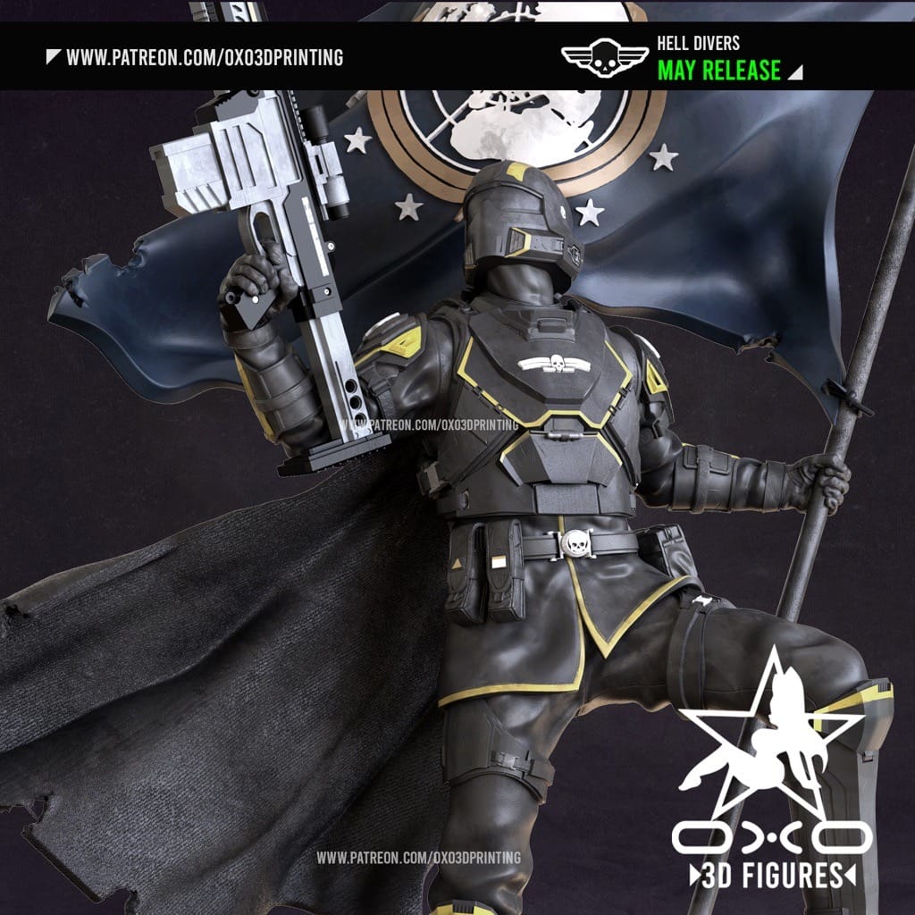 P站图纸印象馆 OXO3D 绝地潜兵 OXO3D 绝地潜兵