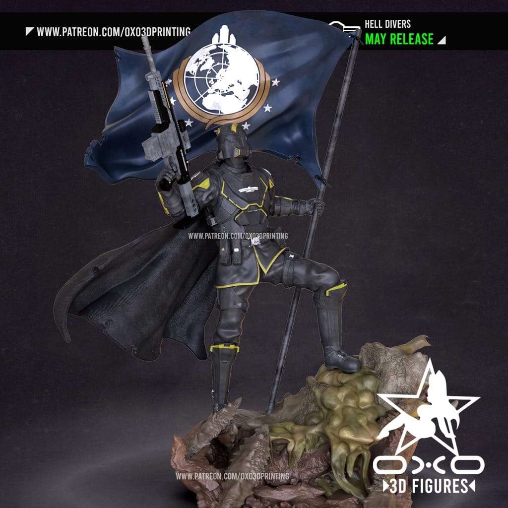 P站图纸印象馆 OXO3D 绝地潜兵 OXO3D 绝地潜兵