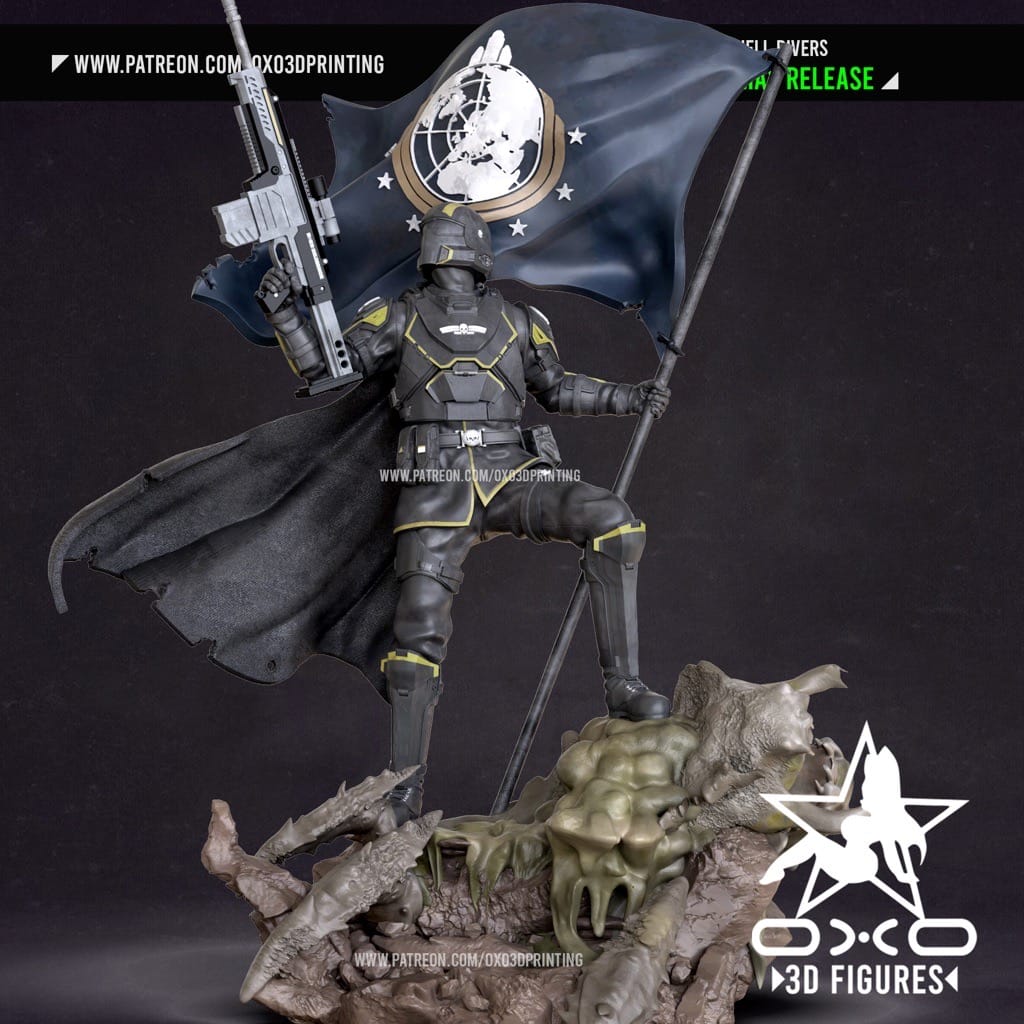 P站图纸印象馆 OXO3D 绝地潜兵 OXO3D 绝地潜兵