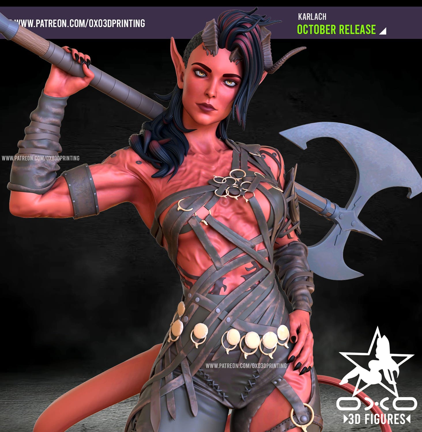 P站图纸印象馆 OXO3D 博德之门 卡拉克 OXO3D 博德之门 卡拉克