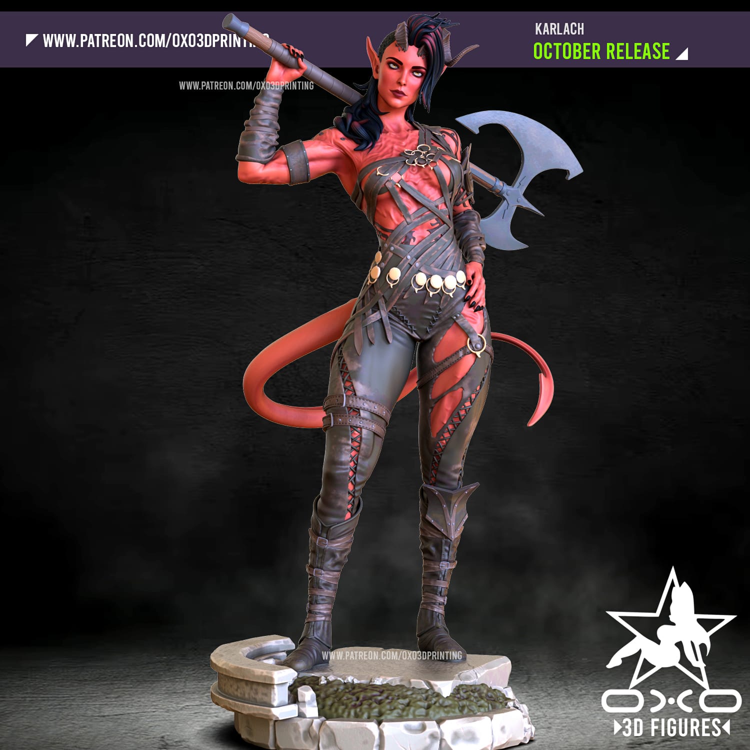 P站图纸印象馆 OXO3D 博德之门 卡拉克 OXO3D 博德之门 卡拉克