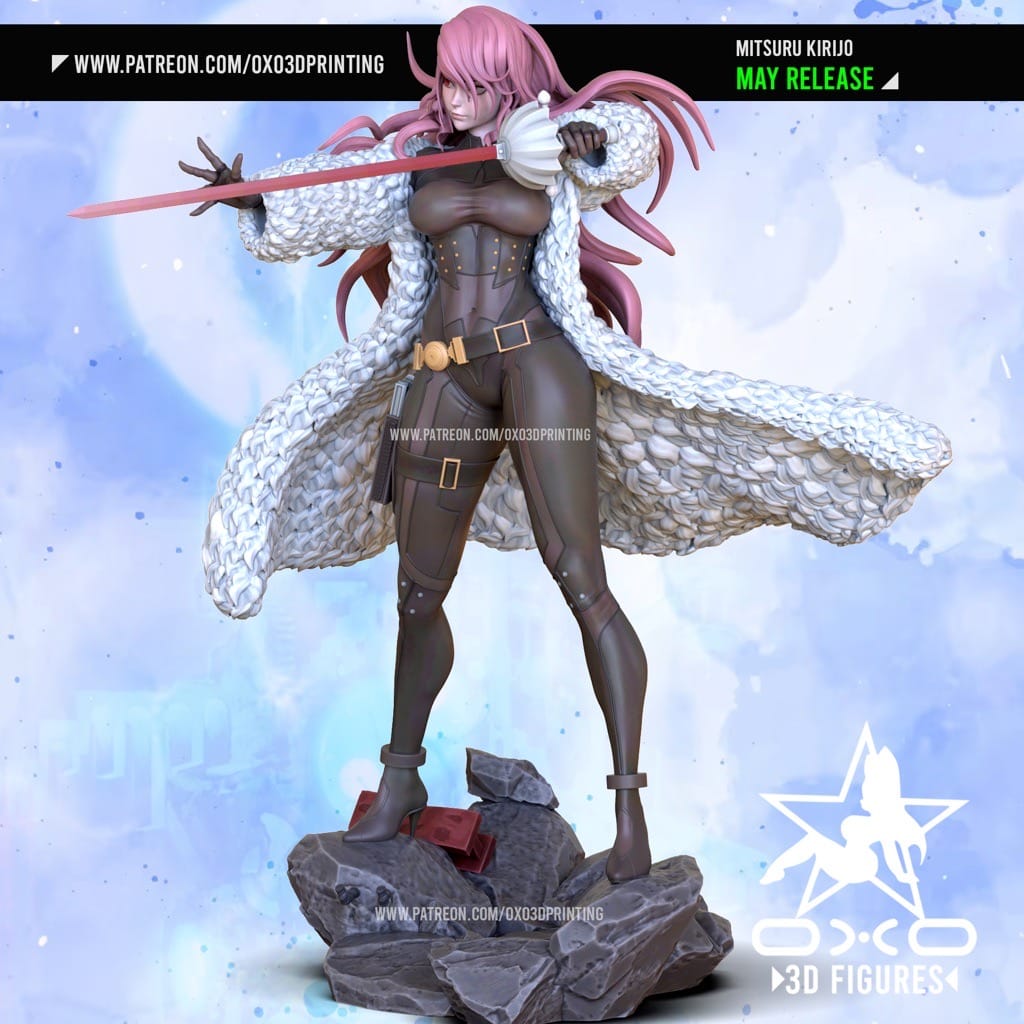 P站图纸印象馆 OXO3D 女神异闻录 桐条美鹤 OXO3D 女神异闻录 桐条美鹤