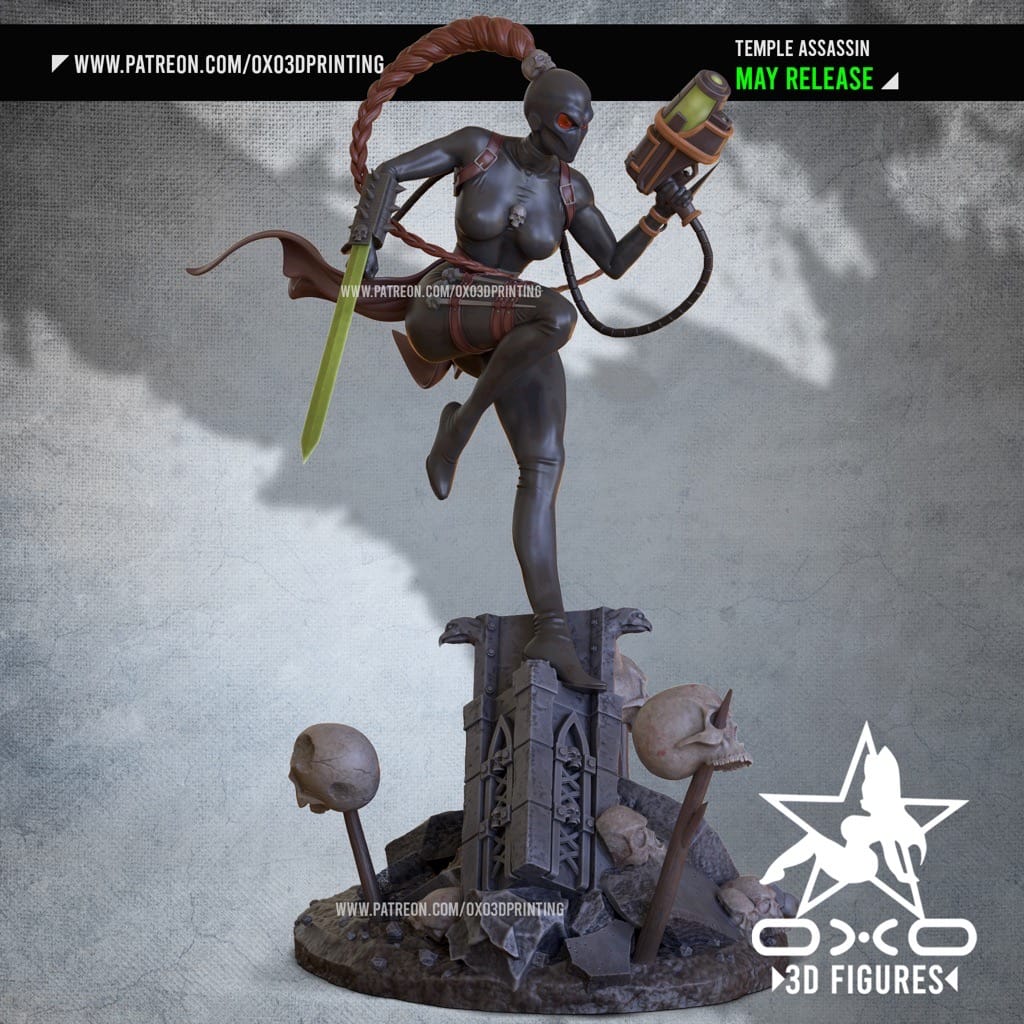 P站图纸印象馆 OXO3D DOTA2 圣堂刺客 OXO3D DOTA2 圣堂刺客