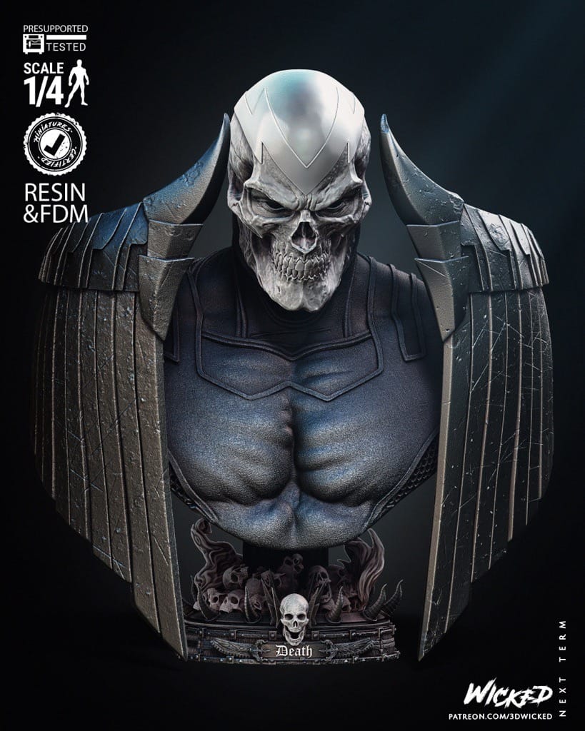 P站图纸印象馆 3DWicked 漫威 天使长 3DWicked 漫威 天使长