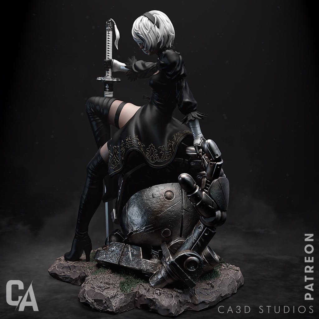 P站图纸印象馆 CA3D 尼尔 机械纪元 尤尔哈2B CA3D 尼尔 机械纪元 尤尔哈2B