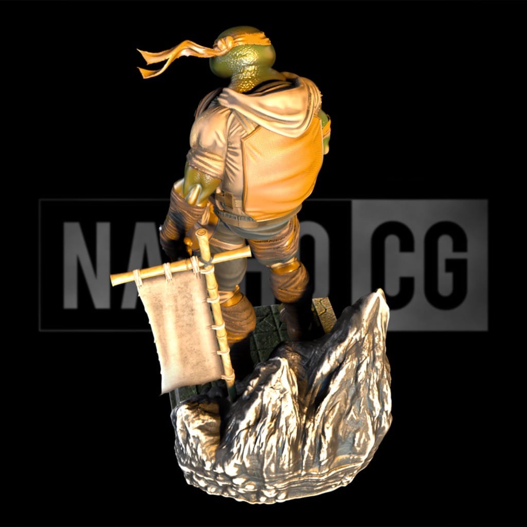 P站图纸印象馆 Nacho CG 忍者神龟 浪人龟 Nacho CG 忍者神龟 浪人龟