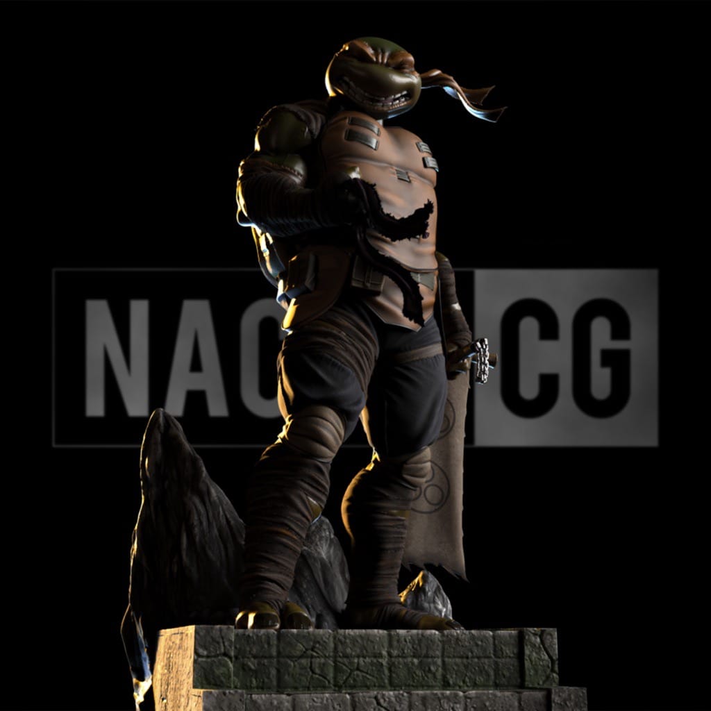 P站图纸印象馆 Nacho CG 忍者神龟 浪人龟 Nacho CG 忍者神龟 浪人龟