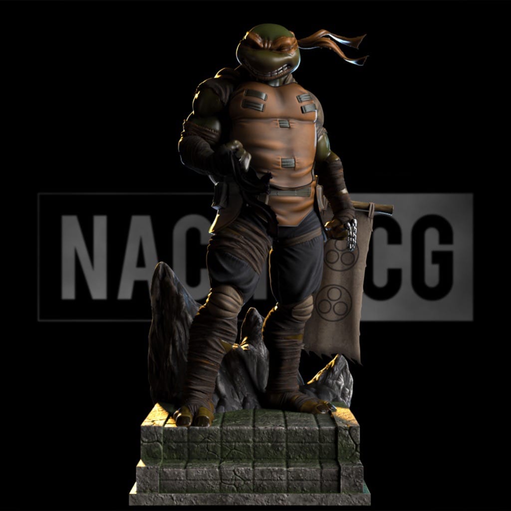 P站图纸印象馆 Nacho CG 忍者神龟 浪人龟 Nacho CG 忍者神龟 浪人龟