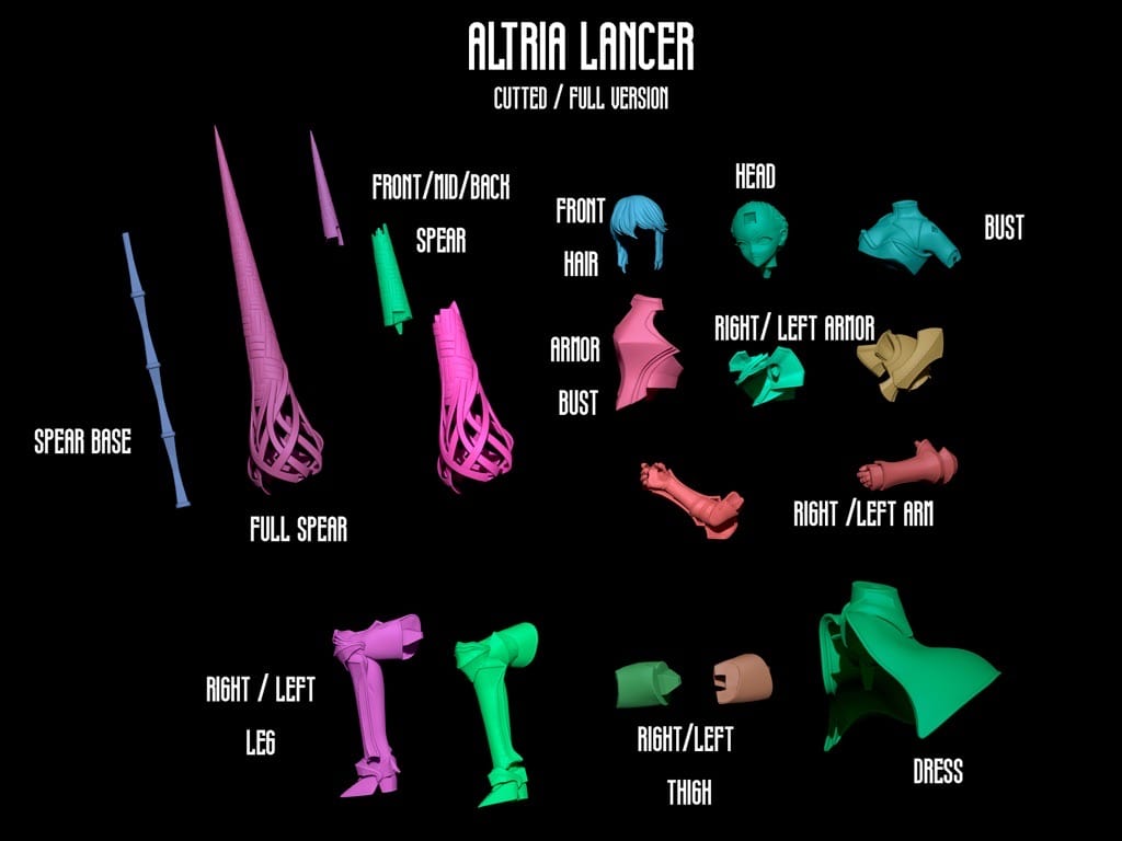 P站图纸印象馆 ANIME GIRLS 阿尔托莉雅·潘德拉贡 ANIME GIRLS 阿尔托莉雅·潘德拉贡